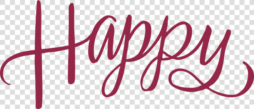 Happy Word Svg Cut File   Transparent Happy Word  HD Png DownloadTransparent PNG