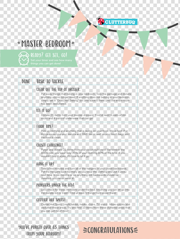 Cluttered Mess To Organized Success Workbook Declutter  HD Png DownloadTransparent PNG