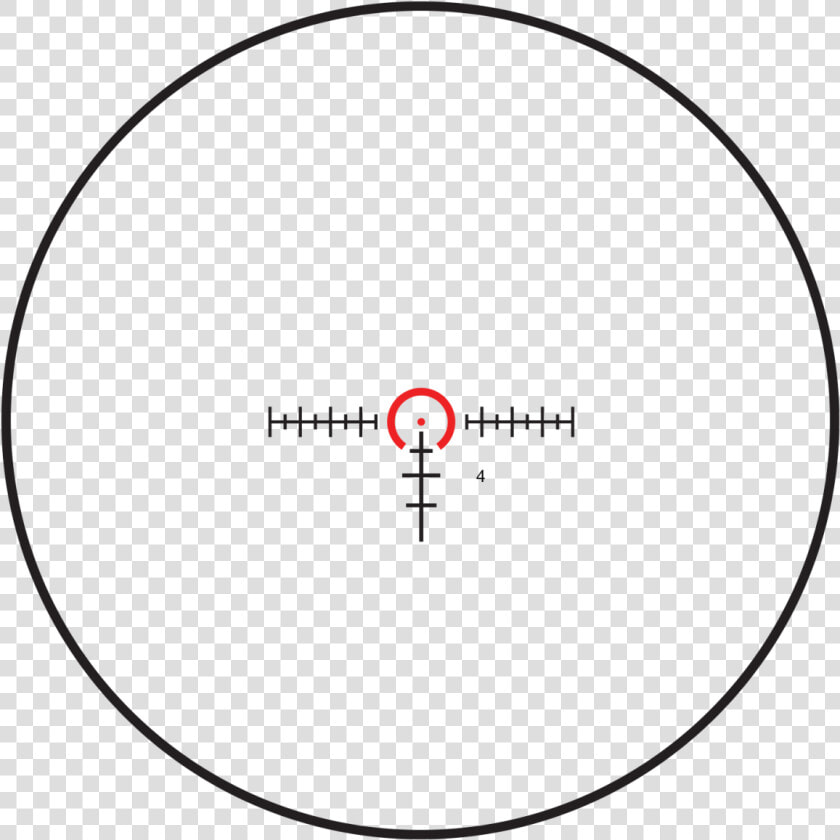 Red Dot Sight Reflector Sight Optics Circle   Circle Area  HD Png DownloadTransparent PNG