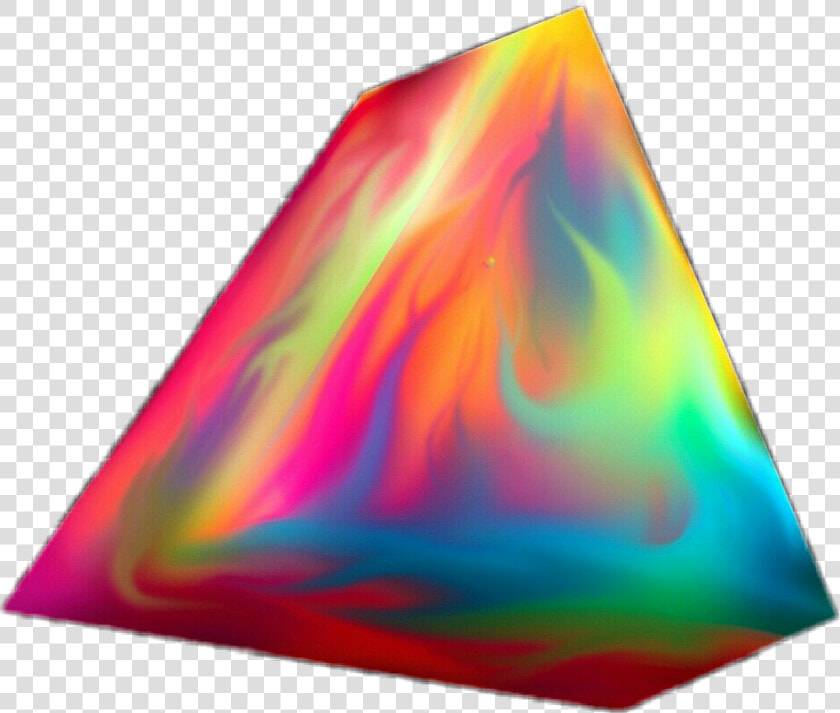  triangle  3d  colors  colorful  3deffect  irethf5   Art  HD Png DownloadTransparent PNG