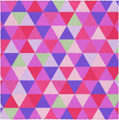 Pink Geometric Triangle Pattern Square Towel 13“x13”   Patchwork  HD Png DownloadTransparent PNG