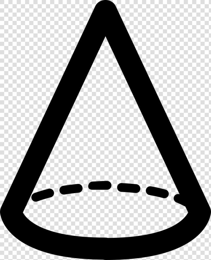 Cone Geometrical Shape   Icon Cone  HD Png DownloadTransparent PNG