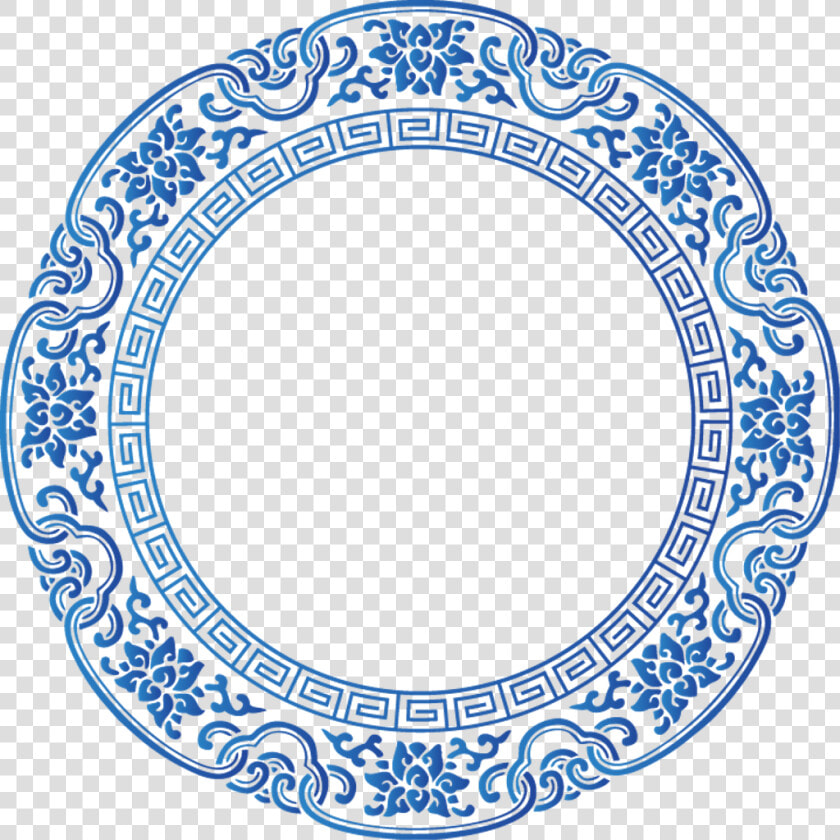 Frame Circleframe Border Chinese Asian Ftestickers   Chinese Border Round Png  Transparent PngTransparent PNG