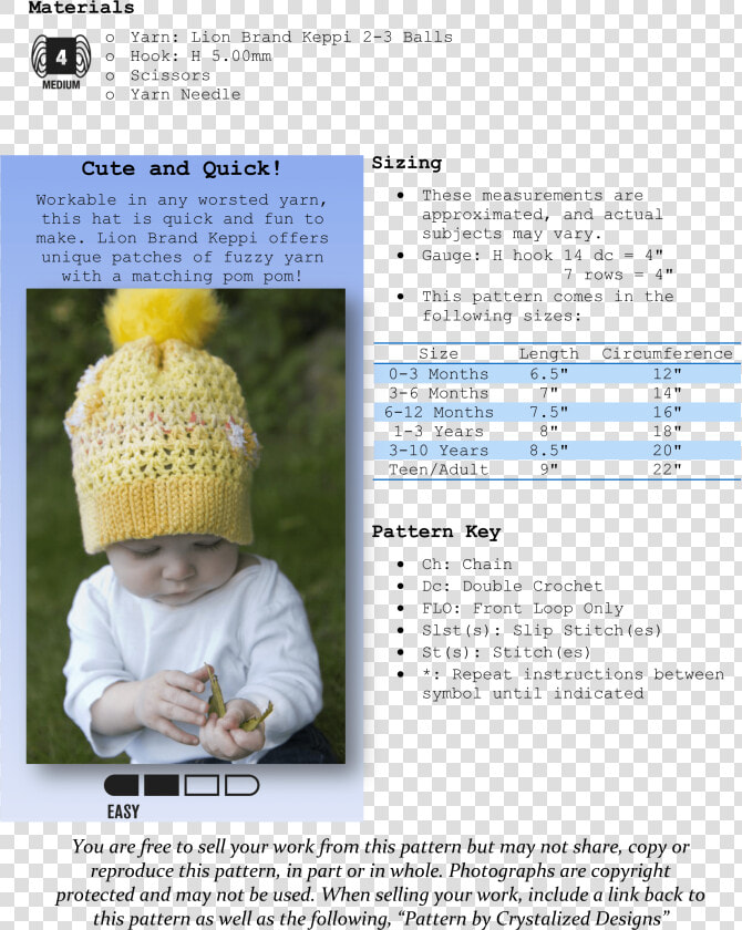 Brennan Beanie Free Crochet Pattern By Crystalized  HD Png DownloadTransparent PNG