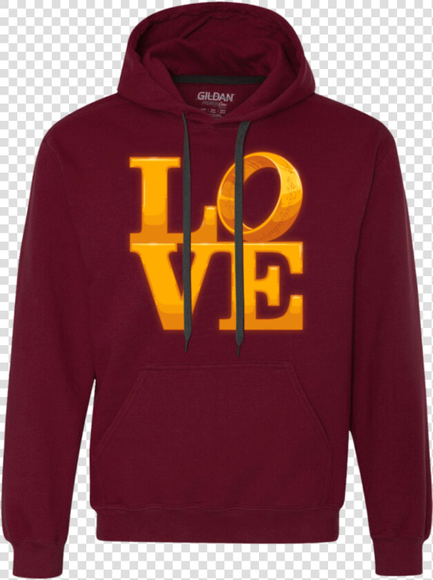 Love Lotr Ring Premium Fleece Hoodie   Hoodie  HD Png DownloadTransparent PNG