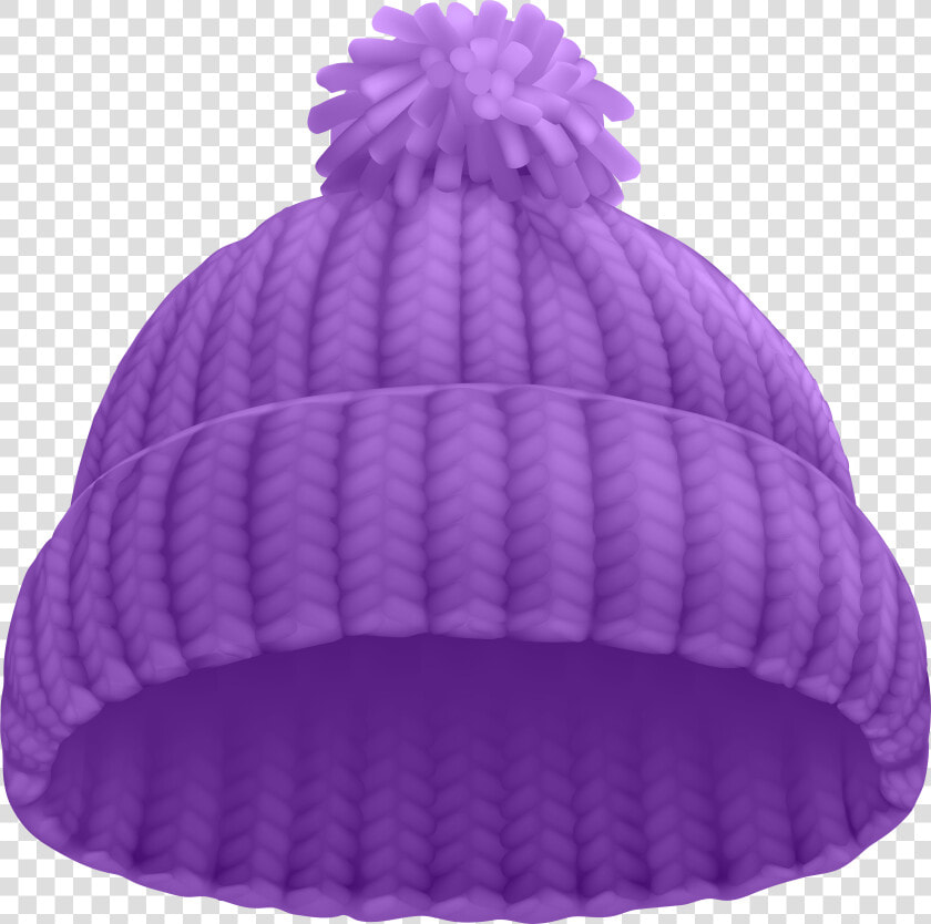 Purple Winter Hat Png Clip Art Image   Transparent Winter Hat Clipart  Png DownloadTransparent PNG