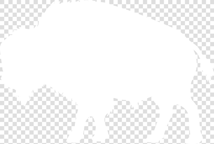 Transparent Buffalo Silhouette Png   Outline Of A Bison  Png DownloadTransparent PNG