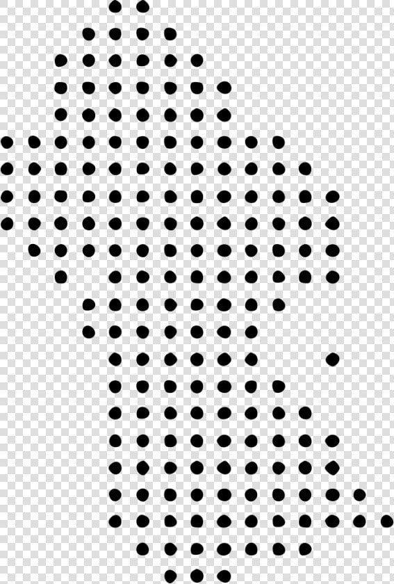 Guyana Caribbean Location Navigation Nation   Halftone Circle Red  HD Png DownloadTransparent PNG