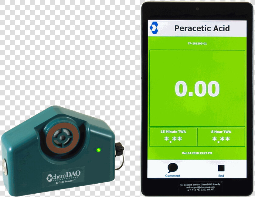 Chemdaq Monitors Air Environment For Peracetic Acid    Smartphone  HD Png DownloadTransparent PNG