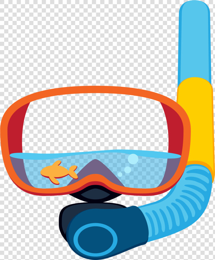 Transparent Mask And Snorkel Clipart   Stiker Snorkeling  HD Png DownloadTransparent PNG