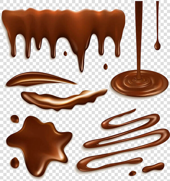 Milkshake Icing Chocolate Bar Cupcake   Melted Chocolate Clip Art  HD Png DownloadTransparent PNG