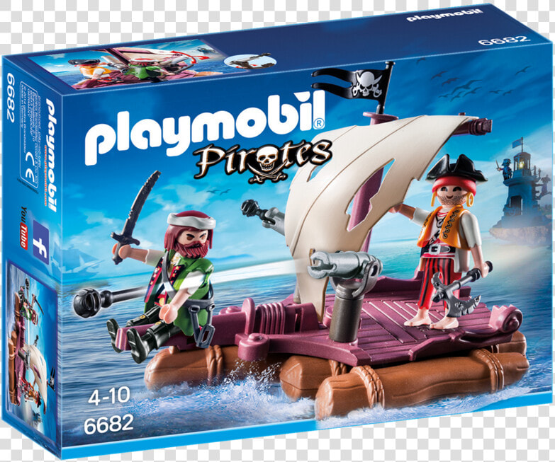 Playmobil   6682   Pirates   Pirate Raft   Image 1   Playmobil 6682  HD Png DownloadTransparent PNG