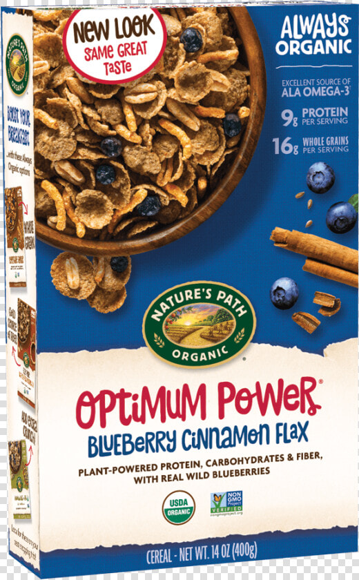 Nature  39 s Path Blueberry Cinnamon Flax Cereal  HD Png DownloadTransparent PNG