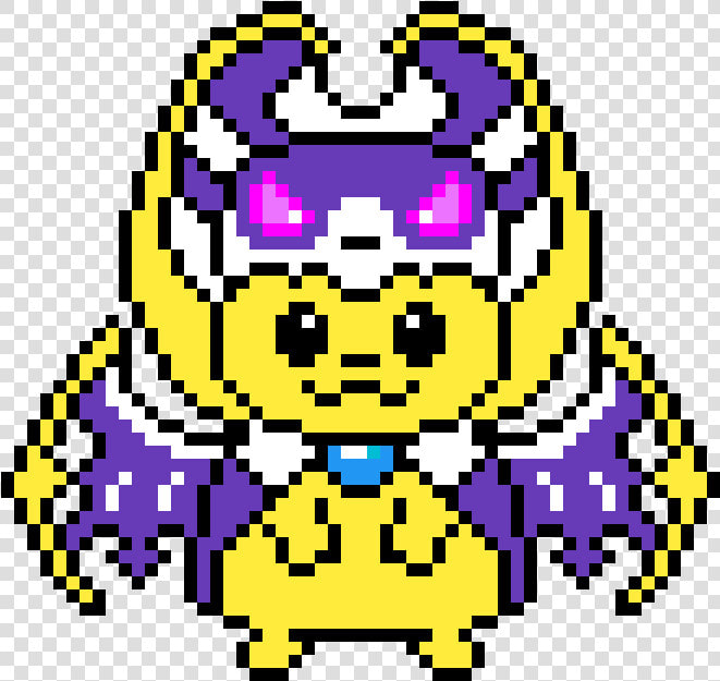 Pikachu Lunala Pixel Art  HD Png DownloadTransparent PNG