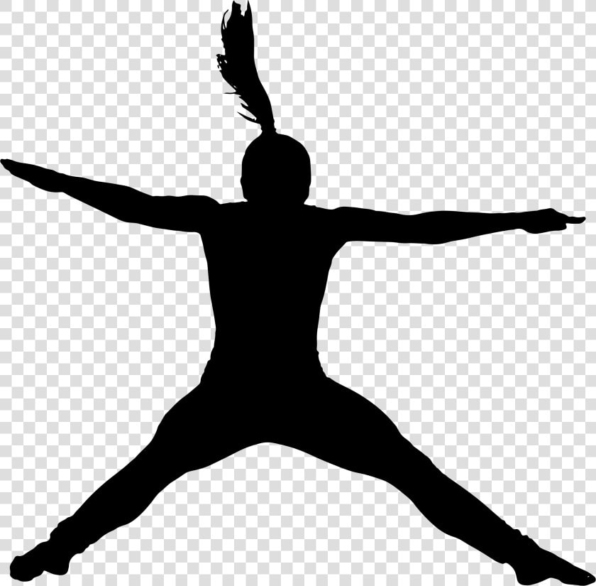 Jumping Silhouette Clip Art   Jumping Jack Silhouette Clipart  HD Png DownloadTransparent PNG