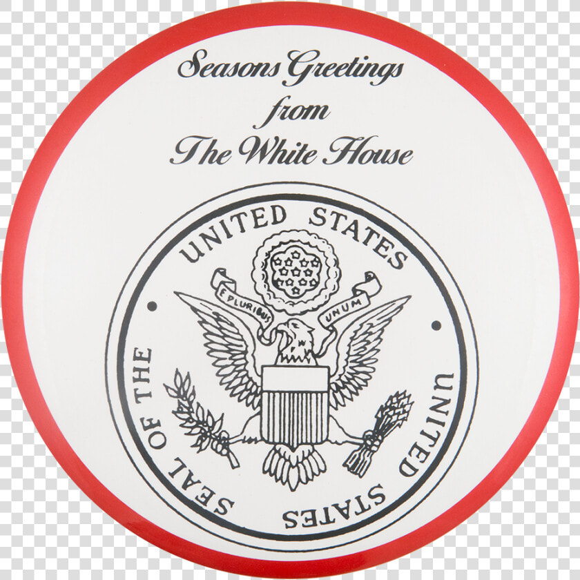 Seasons Greetings From The White House Event Button   Circle  HD Png DownloadTransparent PNG