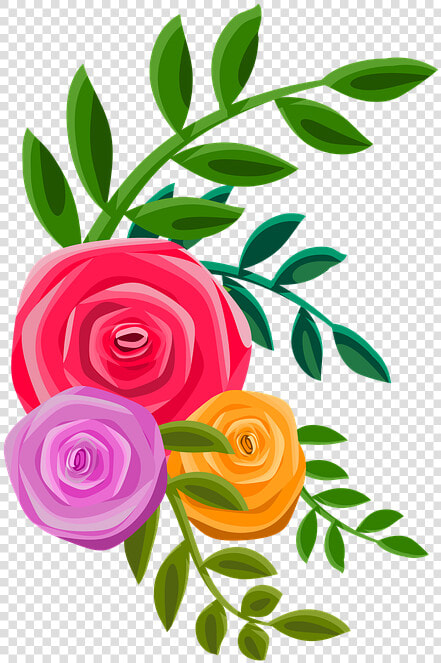 Blumen Ornamente In Farbe Zum Ausdrucken  HD Png DownloadTransparent PNG