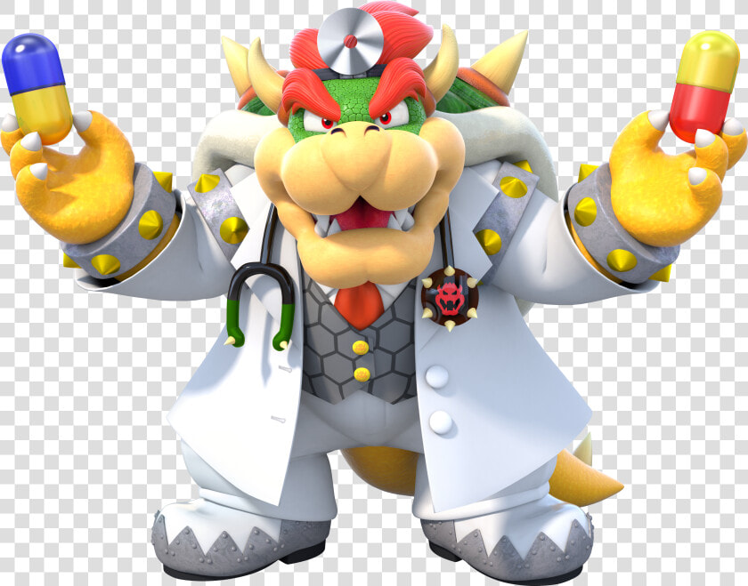 Dr   Bowser   Dr Mario World Bowser  HD Png DownloadTransparent PNG