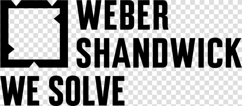 Weber Shandwick   Weber Shandwick We Solve  HD Png DownloadTransparent PNG