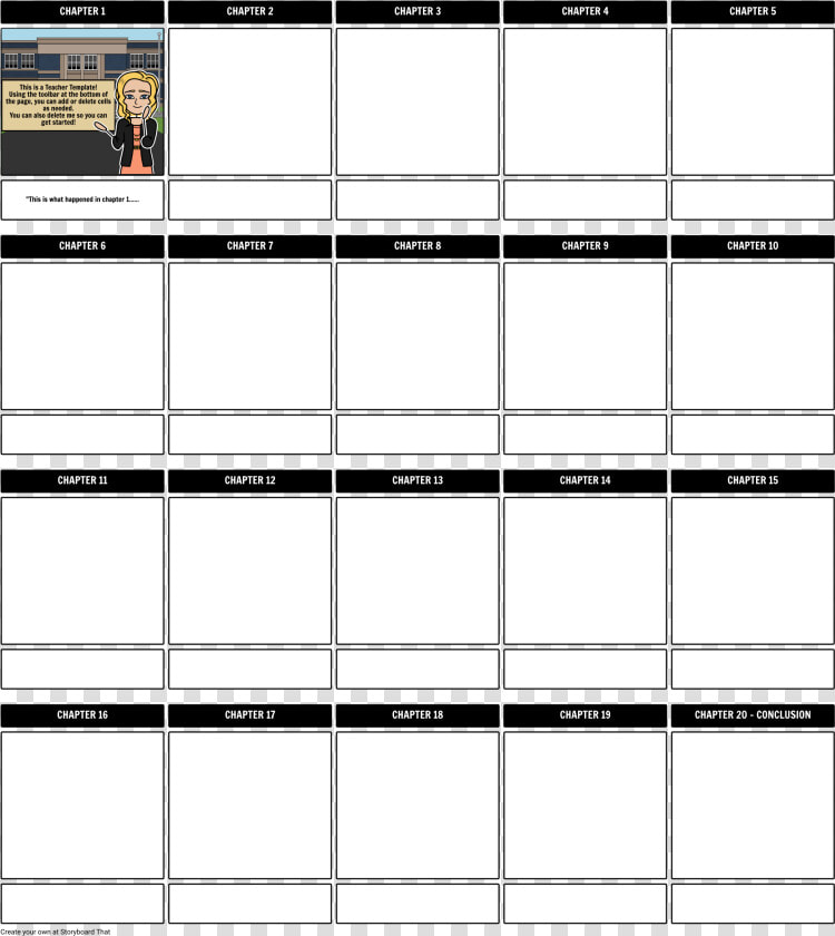 Chapter Storyboard Template Pdf  HD Png DownloadTransparent PNG