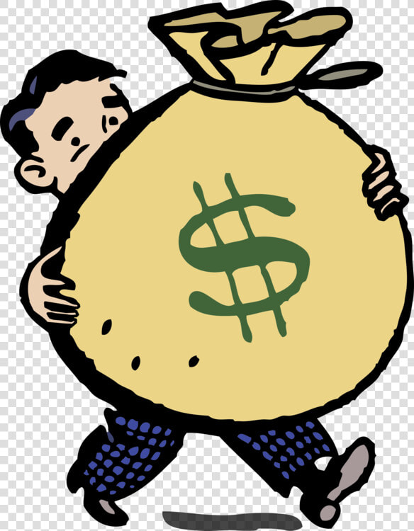 Bag Euro Computer Icons   Man With Money Bag  HD Png DownloadTransparent PNG