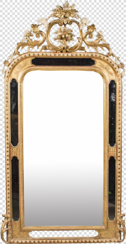 French Napoleon Iii Crested Borderglass Gilt Mirrorfrench  HD Png DownloadTransparent PNG