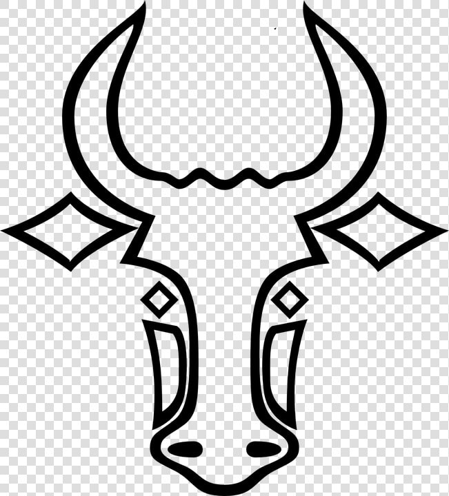 Bull  Animal  Creature  Head  Face  Cattle  Mammal   Easy Bull Head Drawing  HD Png DownloadTransparent PNG