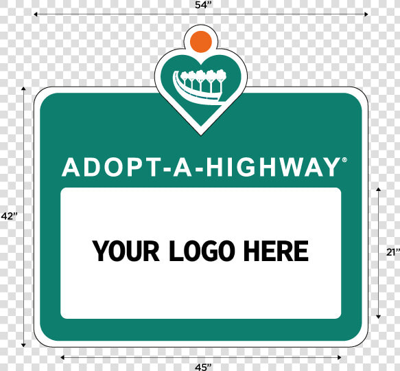 Adopt A Highway Sign California  HD Png DownloadTransparent PNG