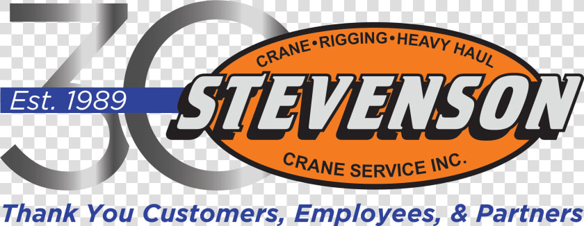 Stevenson Crane Service  Inc   Orange  HD Png DownloadTransparent PNG