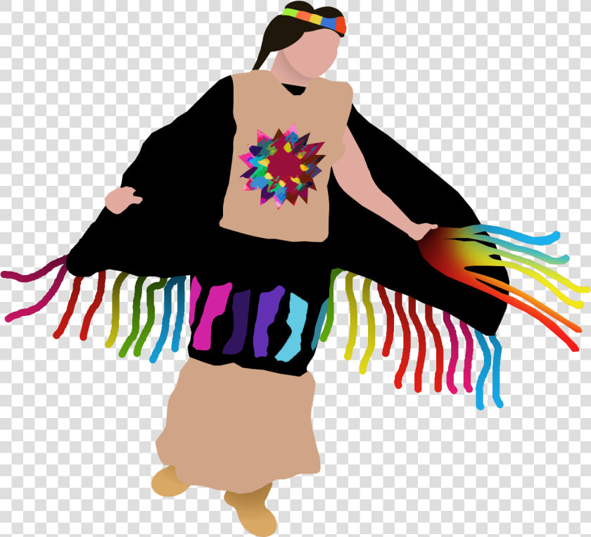 Pow Graphic Dancer Wildlife   Powwow Dancer Clip Art  HD Png DownloadTransparent PNG