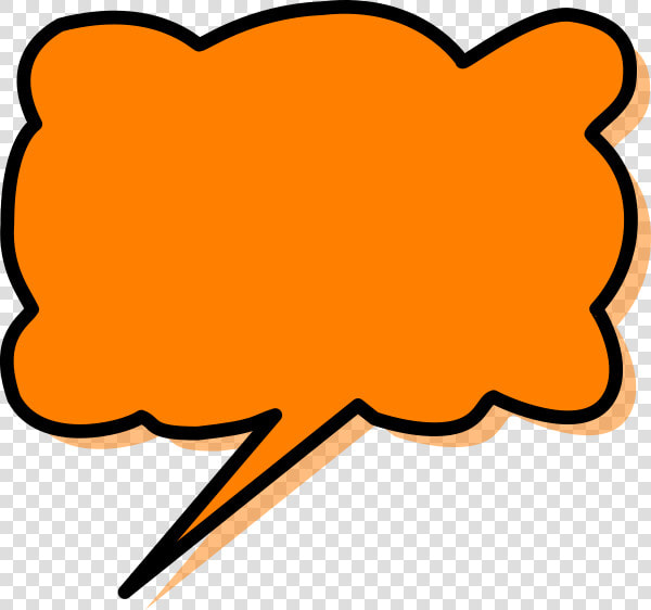 Clip Art Orange Callout At Clker   Clipart Callout  HD Png DownloadTransparent PNG