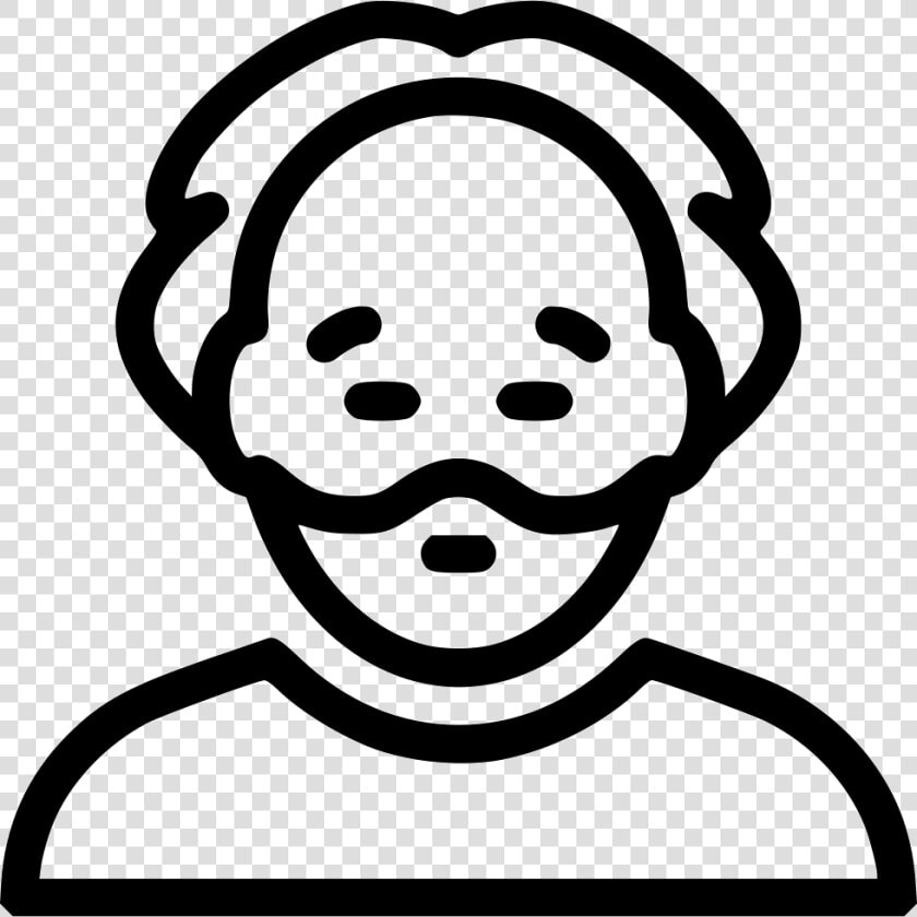 Old Man   Old Man Icon Black And White  HD Png DownloadTransparent PNG