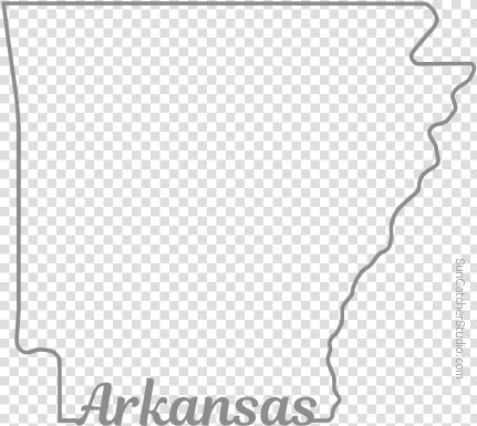 Free Arkansas Outline With State Name On Border  Cricut   State Outlines  HD Png DownloadTransparent PNG