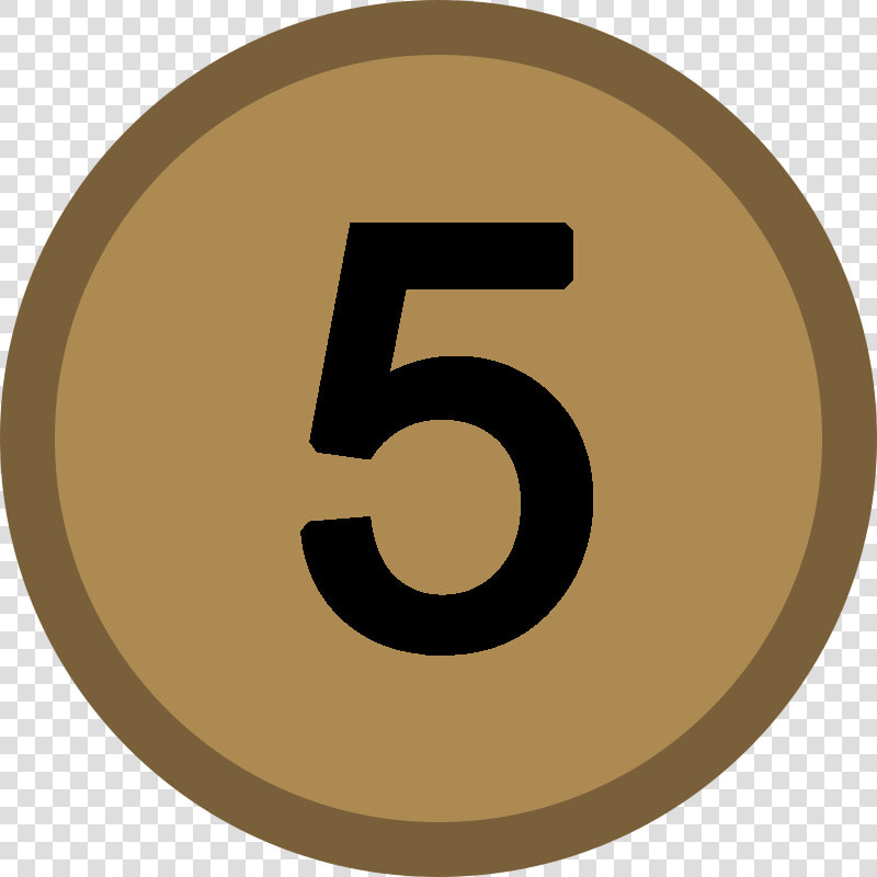 Medalla Numero 5   Medallas Con El Numero 5  HD Png DownloadTransparent PNG