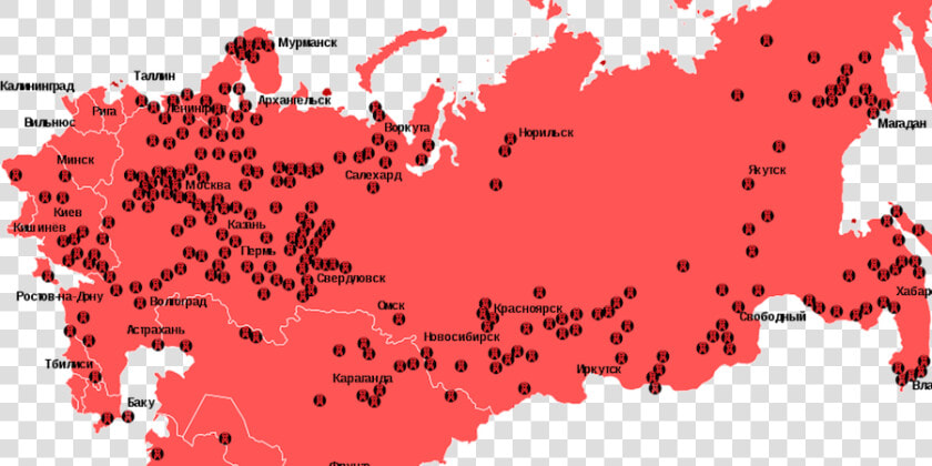 Soviet Union Nuclear Tests Map  HD Png DownloadTransparent PNG