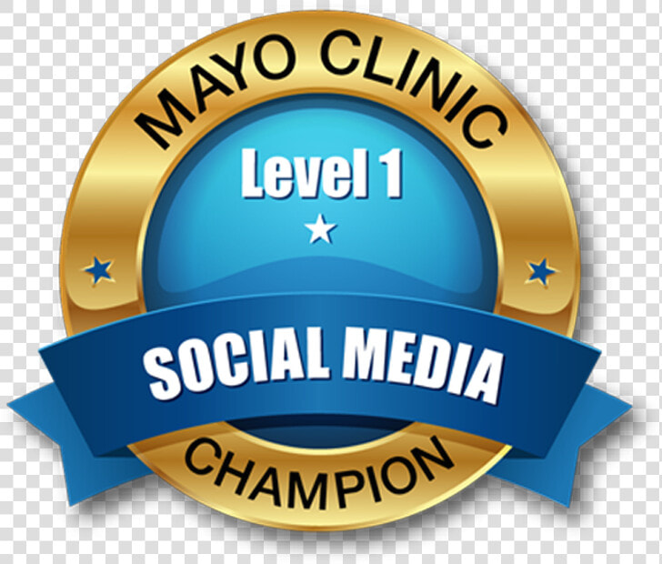 Mayo Clinic Champions Badge Level 1 Large Cropped   Herpes On Black People  HD Png DownloadTransparent PNG