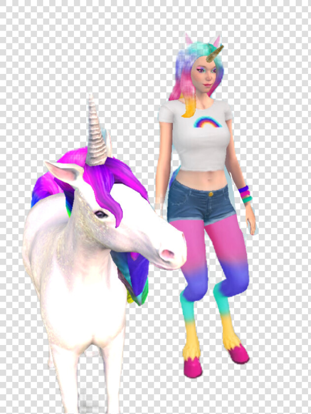  picsart  isagonzl469  unicorn  avakinlife  avakinunicorn   Unicorn Pet On Avakin Life  HD Png DownloadTransparent PNG