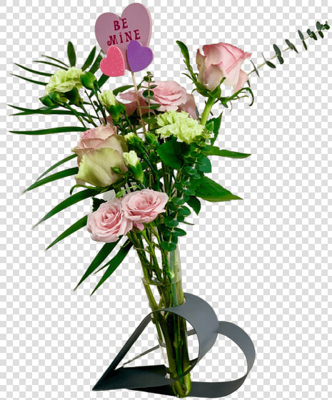 Pink Roses  Green Mini Carnations  And Seasonal Greens    Garden Roses  HD Png DownloadTransparent PNG