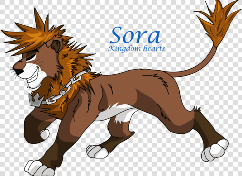 Sora Kingdom Hearts qw121   Kingdom Hearts 2 Lion King Sora  HD Png DownloadTransparent PNG