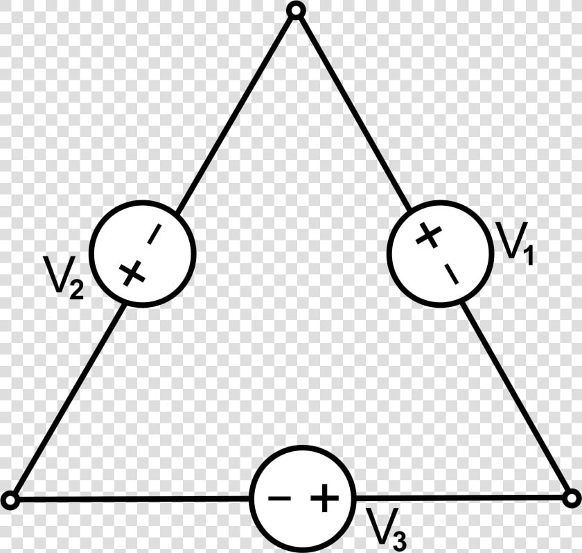 A Three phase Electric Power Source Connected In Delta   Three phase Electric Power  HD Png DownloadTransparent PNG