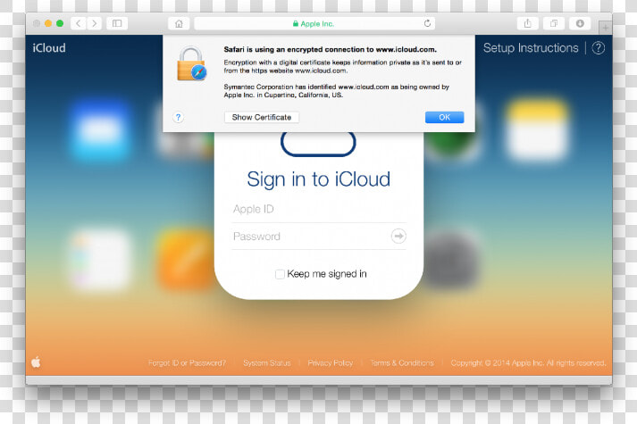 After Reports Of Icloud Phishing Attempts In China    Fake Icloud  HD Png DownloadTransparent PNG