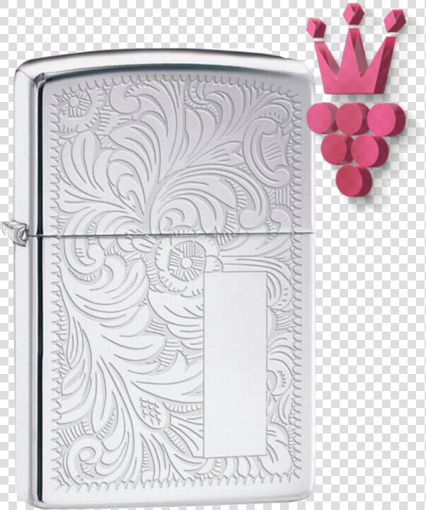 Isqueiro Zippo Cromado Floral   Zippo Venetian  HD Png DownloadTransparent PNG