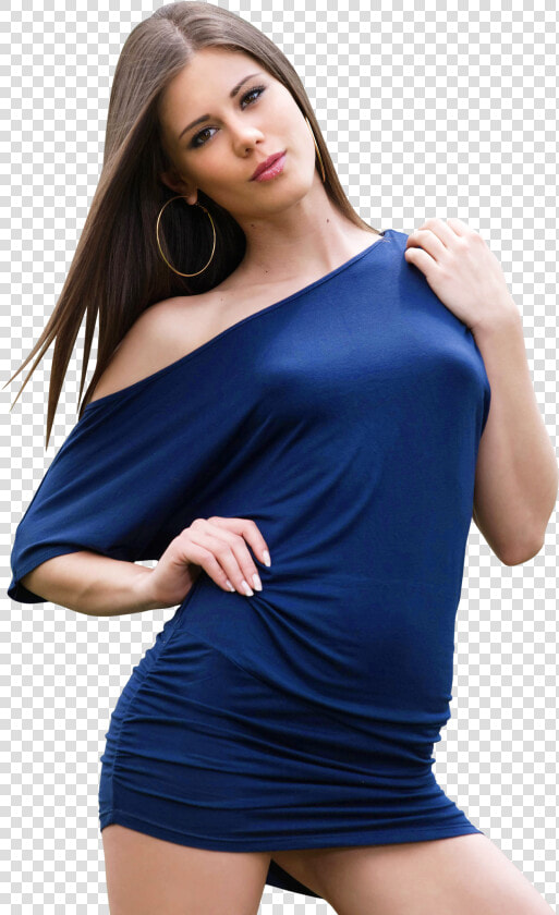 Sexy Little Caprice In Blue Dress Png Image   Photo Shoot  Transparent PngTransparent PNG