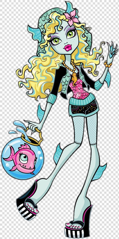 Lagoona Blue And Pet Fish   Lagoona Blue Monster High Characters  HD Png DownloadTransparent PNG