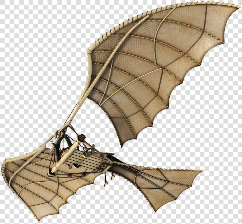 Leonardo Da Vinci Aerospace Engineering  Mechanical   First Airplane Leonardo Da Vinci  HD Png DownloadTransparent PNG