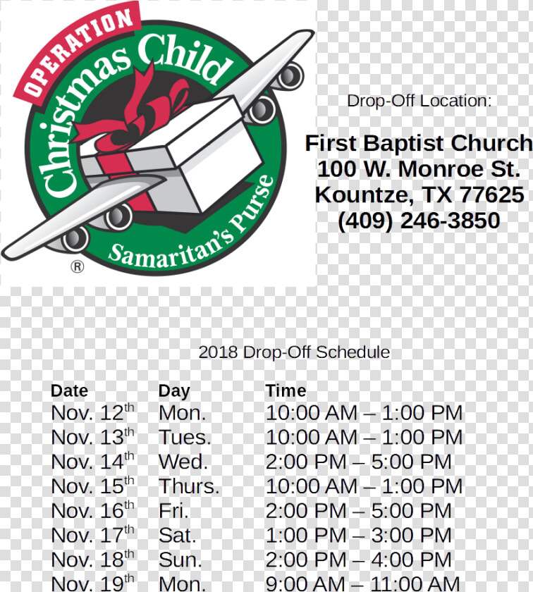 Operation Christmas Child 2010  HD Png DownloadTransparent PNG