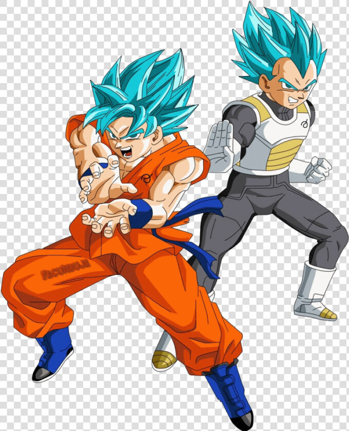 Transparent Goku And Vegeta Png   Goku Vegeta Blue Png  Png DownloadTransparent PNG