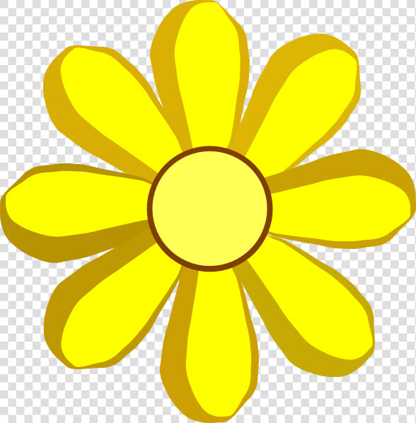 Spring Flowers Yellow Spring Flower Clip Art At Vector   Yellow Flower Clipart  HD Png DownloadTransparent PNG