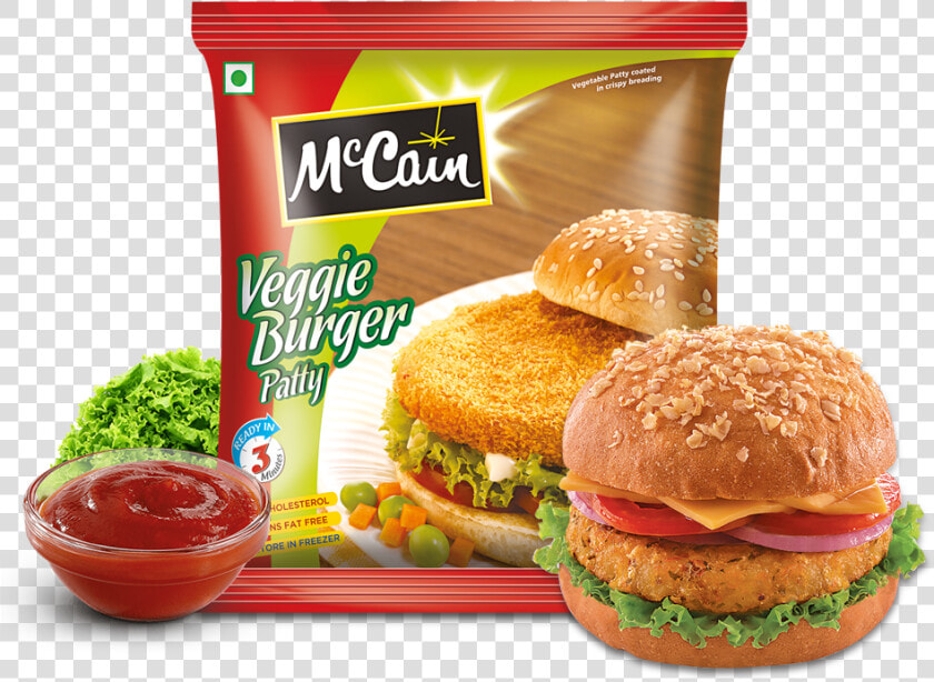 Mccain Frozen Veggie Burgers Patties  HD Png DownloadTransparent PNG