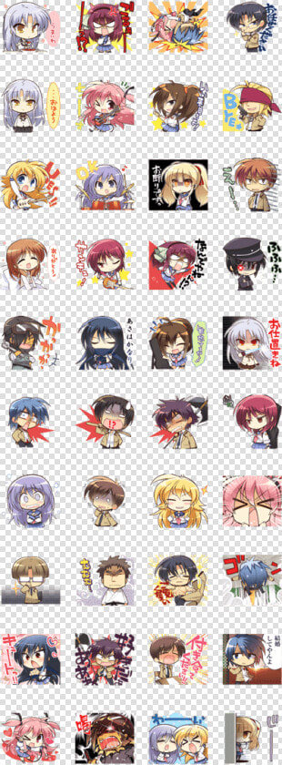 Angel Beats   Stickers Anime Angel Beats  HD Png DownloadTransparent PNG